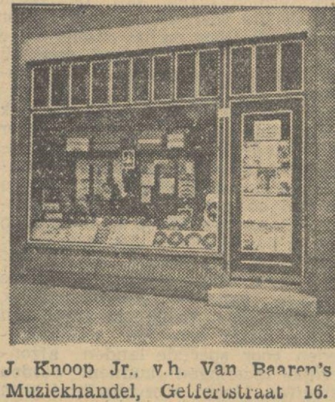 Getfertstraat 16 J.Knoop Jr v.h. Van Baaren's Muziekhandel 19-6-1934.jpg