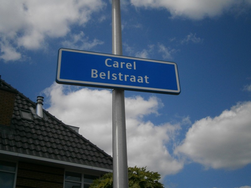 Carel Belstraat straatnaambord.JPG