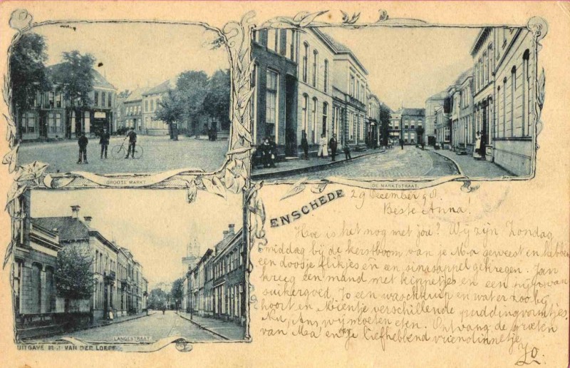 Langestraat, Marktstraat, Grote Markt 1897 verzamelkaart.jpg