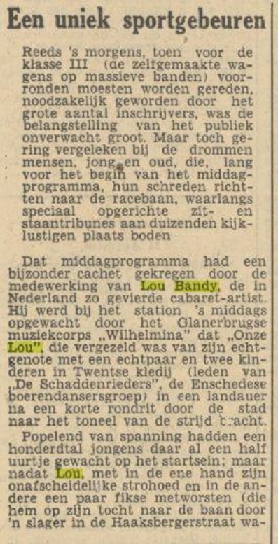 Getfertsingel zeepkistrace Lou Bandy krantenbericht 14-8-1950.jpg