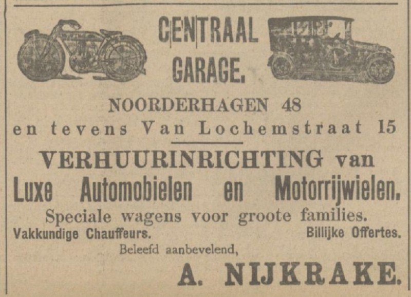 Van Lochemstraat 15 Noorderhagen 48 Centraal Garage A. Nijkrake advertentie Tubantia 28-4-1914.jpg