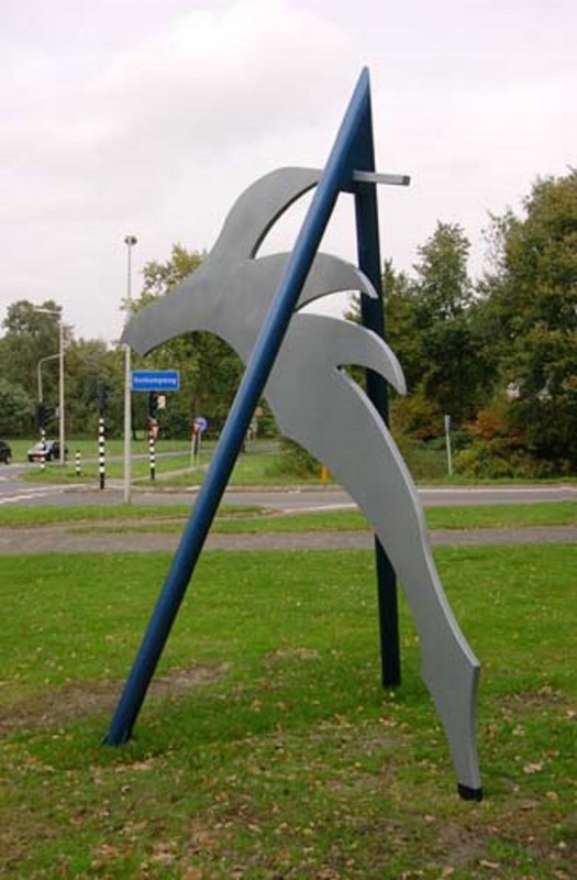 Oldenzaalsestraat, ter hoogte van de Kotkampweg kunstwerk De Binding van Henk Maassen (3).jpg