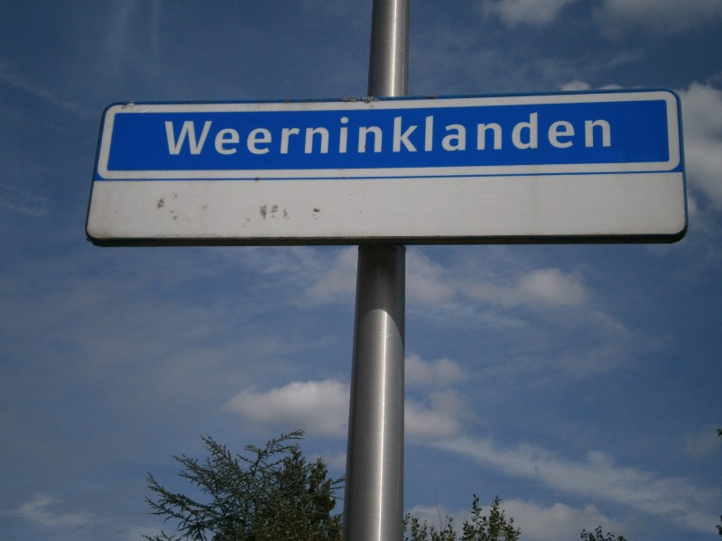 Weerninklanden straatnaambord.JPG