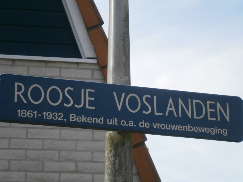 Roosje Voslanden straatnaambord.JPG