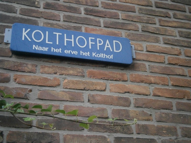 Kolthofpad straatnaambord.JPG