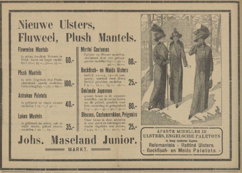 Markt Johs. Maseland advertentie Tubantia 26-10-1912.jpg