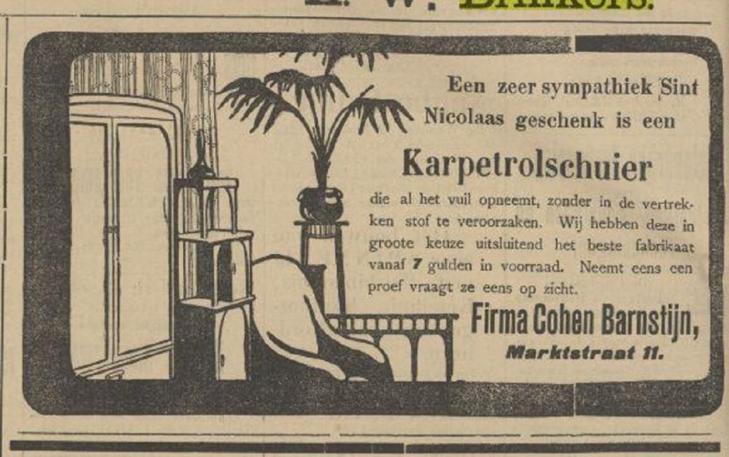 Marktstraat 11 Firma Cohen Barnstijn advertentie Tubantia 23-11-1911.jpg