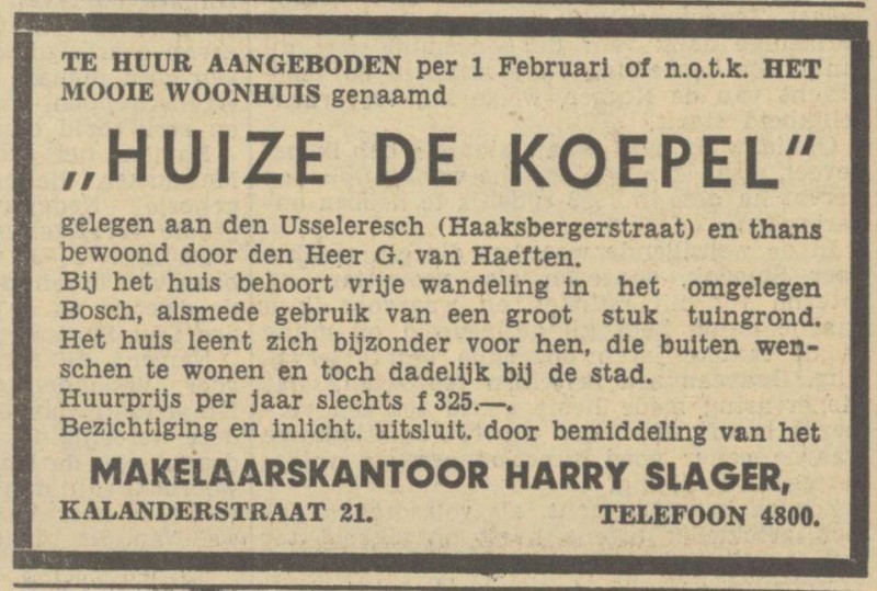 Haaksbergerstraat Huize De Koepel advertentie Tubantia 12 November 1937.jpg