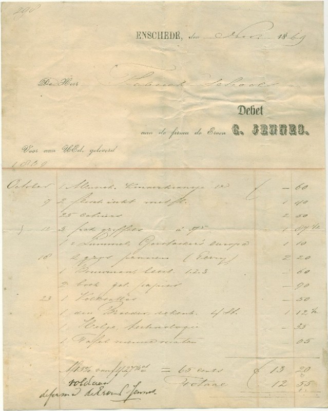 Erven C. Jennes boekhandelaar rekening1869.jpg