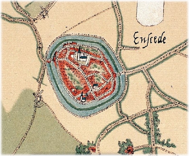 Plattegrond Enschede, 1570 Jacob van Deventer.jpg