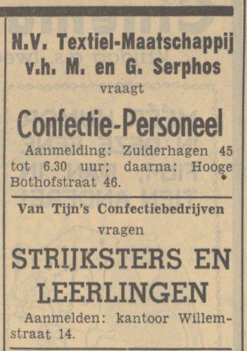 Willemstraat 14 Van Tijn's Confectieberijven advertentie Tubantia 14-6-1939.jpg