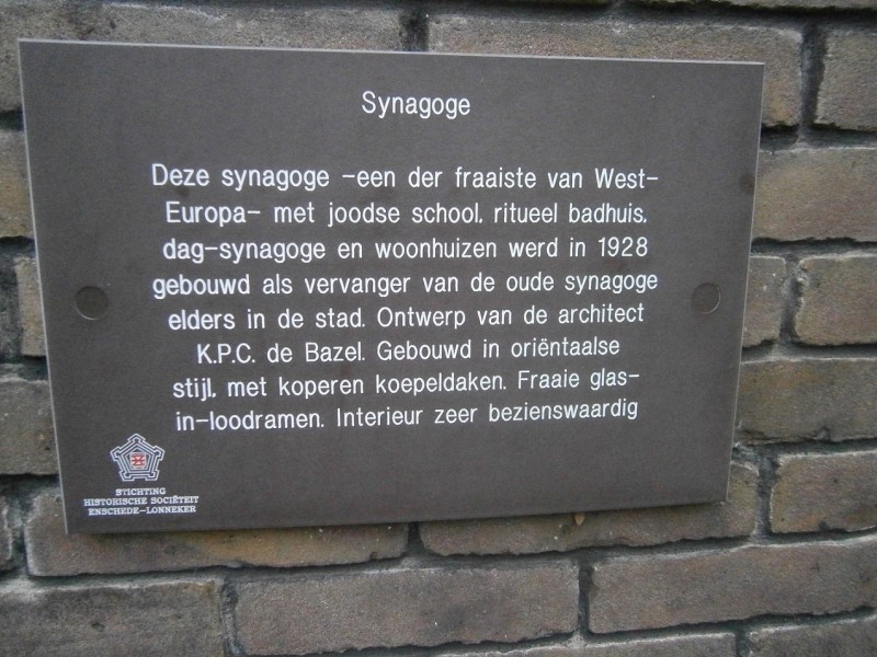 Prinsestraat 14-18 Synagoge Monumentenbord nr. 16.JPG