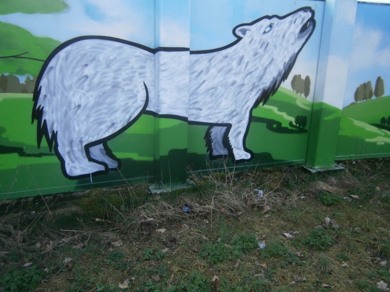 Oude Dijk wand beschildering tunnel onder Usselerrondweg  .JPG