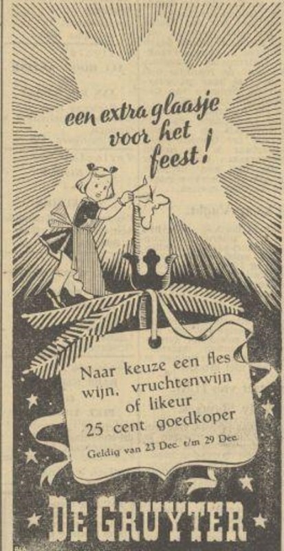 De Gruyter kerstadvertentie Tubantia 23-12-1948.jpg