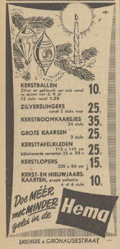 Gronausestraat Hema kerstadvertentie Tubantia 15-12-1950.jpg