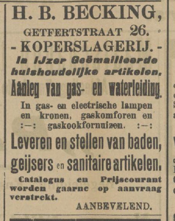 Getfertstraat 26 H.B. Becking koperslagerij advertentie Tubantia 18-4-1912.jpg