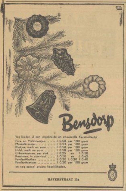 Haverstraat 15a Bensdorp kerstadvertentie 21-12-1951.jpg