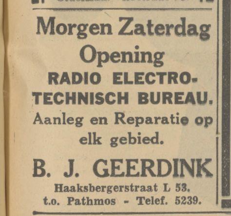 Haaksbergerstrtaat L 35 Radio Electro Technisch Bureau advertentie Tubantia 14-6-1935.jpg