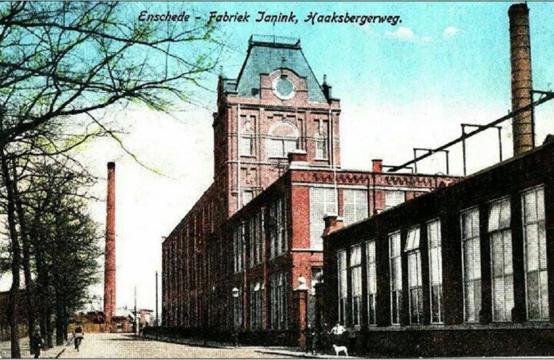 Haaksbergerweg nu Haaksbergerstraat fabriek Jannink.jpg