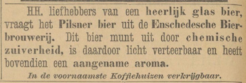 Enschedesche Bierbrouwerij advertentie 26-6-1899.jpg