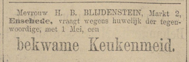 Markt 2 H.B. Blijdenstein advertentie 24-2-1908.jpg