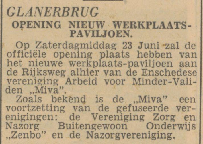 Gronausestraat Miva krantenbericht Tubantia 16-6-1951.jpg