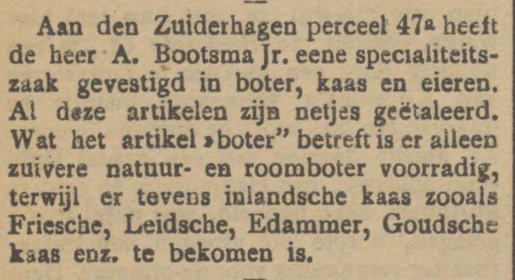 Zuiderhagen 47a A. Bootsma Jr. krantenbericht Tubantia 24-11-1906.jpg
