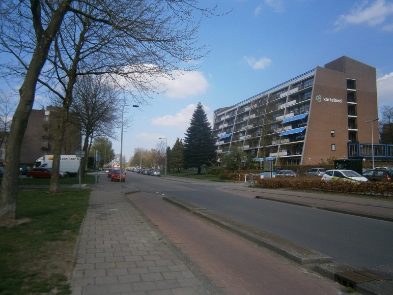 C.F. Klaarstraat vanaf Boulevard 1945.JPG