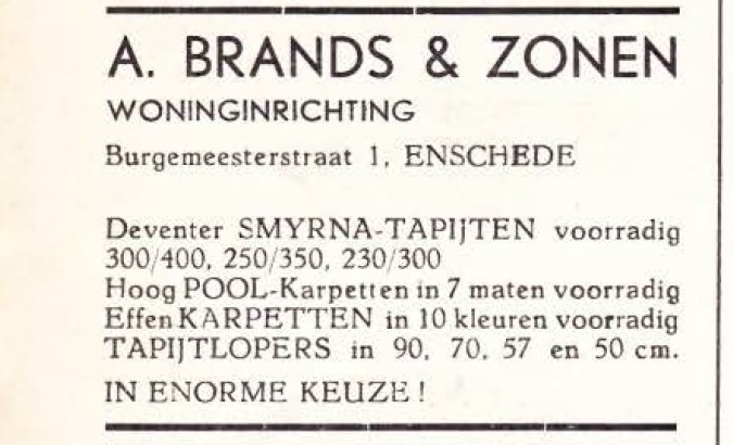 Burgemeesterstraat 1 A. Brands & Zonen Woninginrichting advertentie.jpg