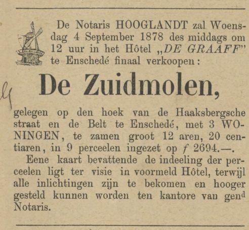 De Belt Zuidmolen advertentie Tubantia 31-8-1878.jpg