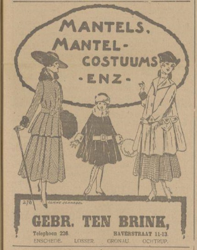 Haverstraat 11-13 Gebr. ten Brink advertentie Tubantia 28-10-1916.jpg
