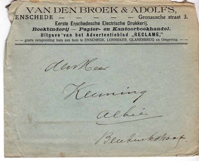 Gronausestraat 3 Boekbinderij Papier- en Kantoorboekhandel Van den Broek & Adolfs.jpg