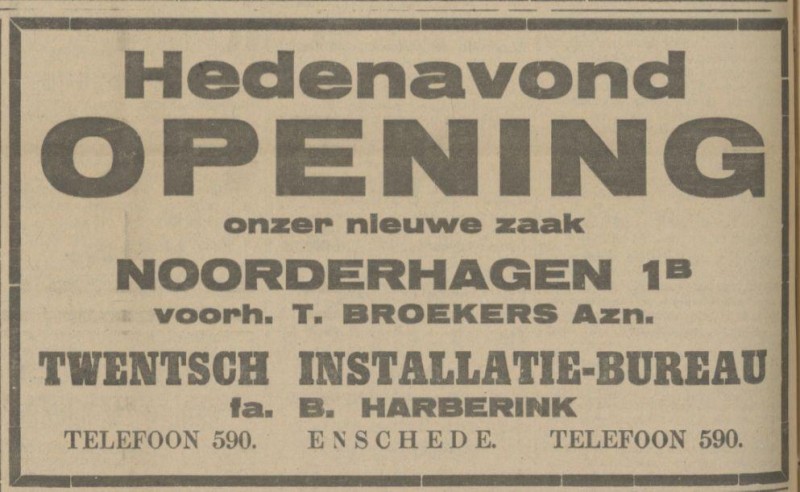 Noorderhagen 1B T.Broekers Azn. advertentie Tubantia 23-10-1915.jpg