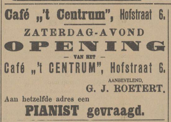 Hofstraat 6 cafe 't Centrum advertentie Tubatia 11-6-1915.jpg