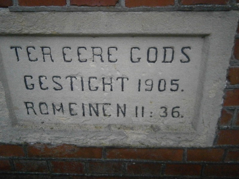 Gronausestraat 1200 Glanerbrug, de Hervormde kerk. gevelsteen.JPG