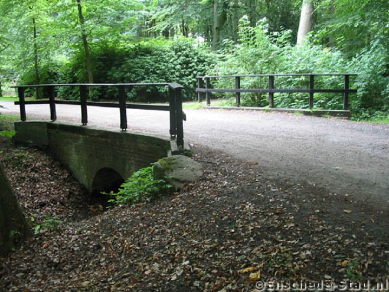 Hengelosestraat Ledeboerpark-Het Wageler bruggetje over Roombeek.jpg