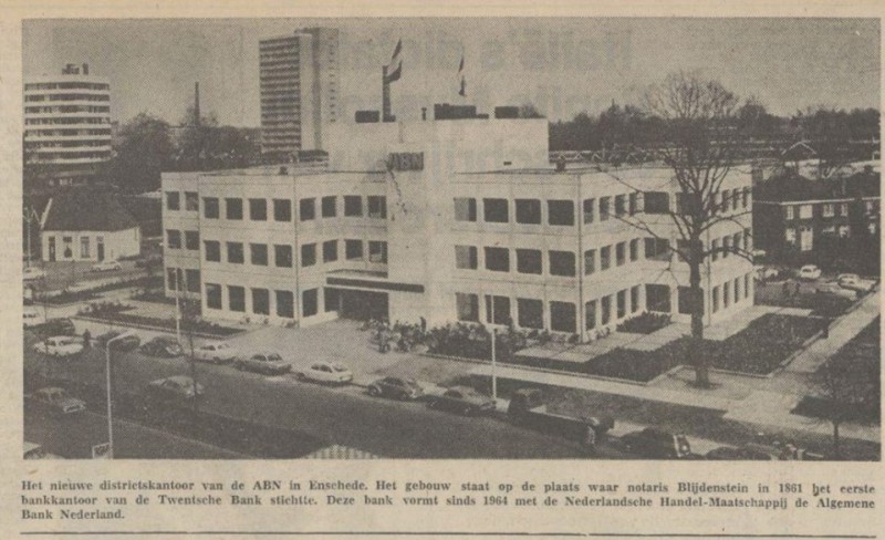 Oldenzaalsestraat ABN bank krantenfoto 1975.jpg