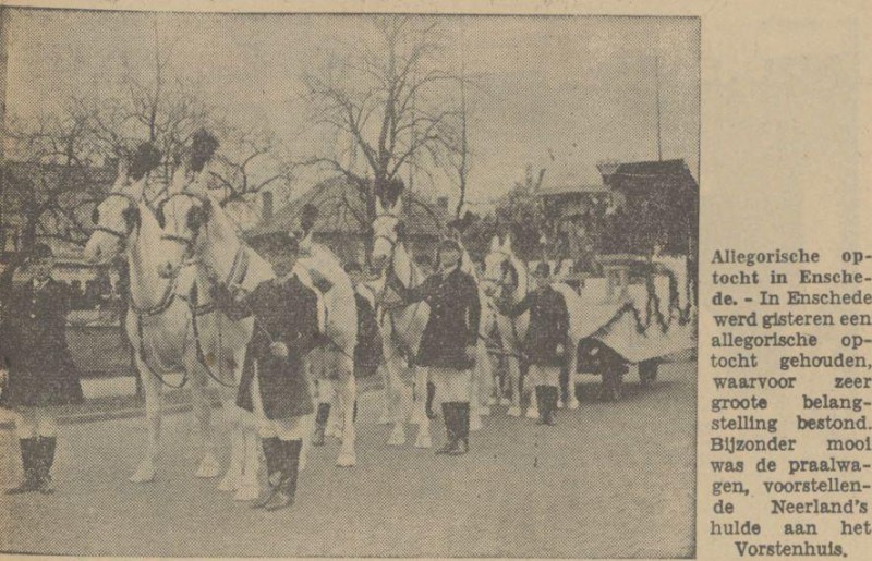 Allegorische optocht krantenfoto Tubantia 8-1-1937.jpg