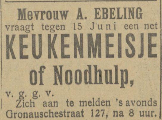 Gronausestraat 127 A. Ebeling advertentie Tubantia 3-5-1921.jpg