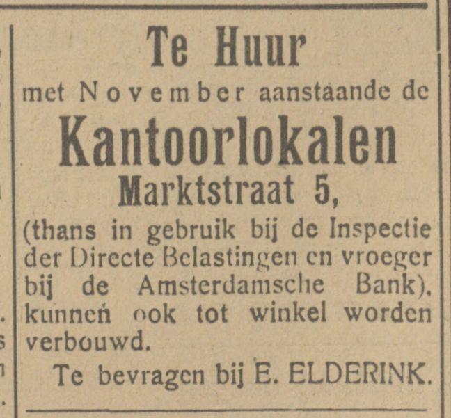 Marktstraat 5 E. Elderink advertentie Tubantia 4-8-1923.jpg