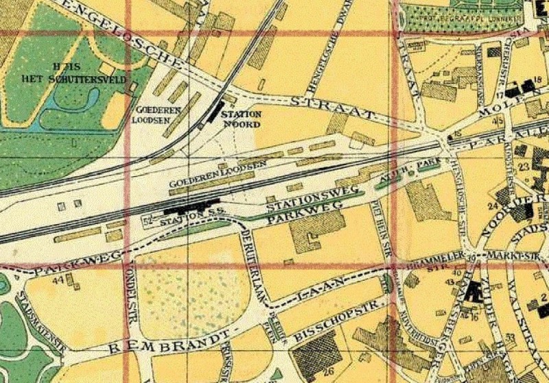 Hengelosestraat Goederenloodsen bij Station S.S. plattegrond 1923.jpg