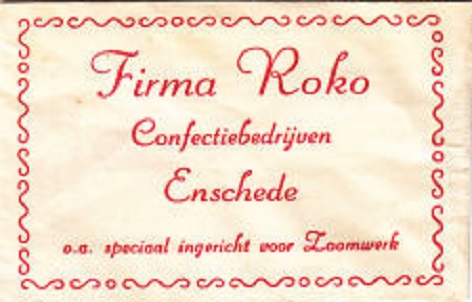 Gronausevoetpad 48a Firma Roko  Confectiebedrijven o.a. speciaal ingericht voor Zoomwerk.jpg