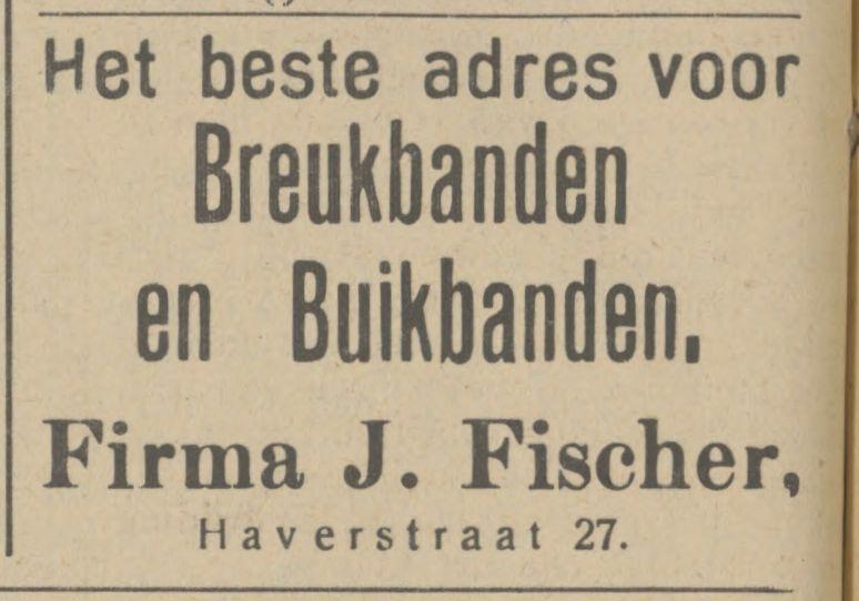 Haverstraat 27 J. Fischer advertentie Tubantia 5-5-1914.jpg