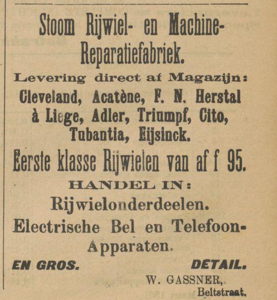 Blekerstraat W. Gassner advertentie Tubantia 3-4-1901.jpg