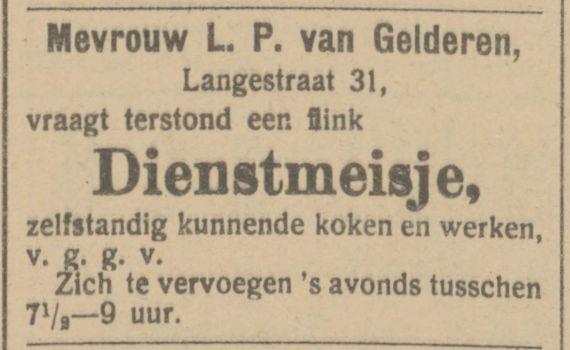 Langestraat 31 L.P. van Gelderen advertentie Tubantia 15-4-1913.jpg