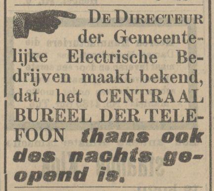 Gemeentelijke Electrische Bedrijven advertentie Tubantia 2-5-1911.jpg