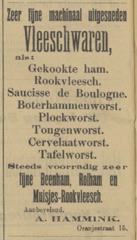 Oranjestraat 15 A. Hammink advertentie Tubantia 23-3-1907.jpg