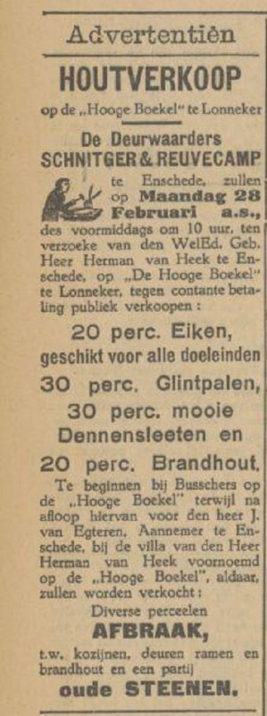 Herman van Heek Hooge Boekel advertentie Tubantia 24-2-1927.jpg