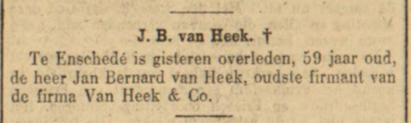 J.B. van Heek overleden krantenbericht 1-2-1923.jpg