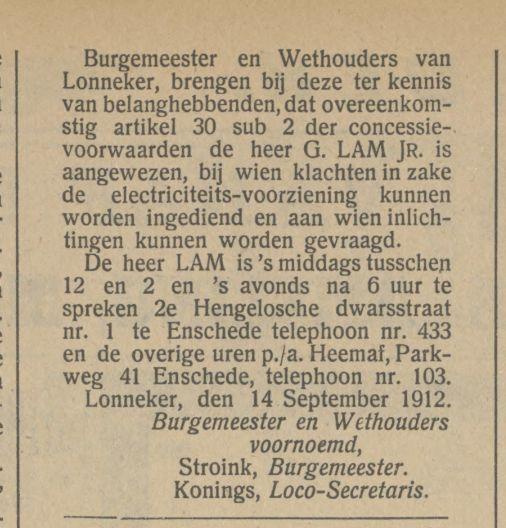 2e Hengeloschedwarsstraat 1 G. Lam Jr. Heemaf krantenbericht Tubantia 17-8-1912.jpg
